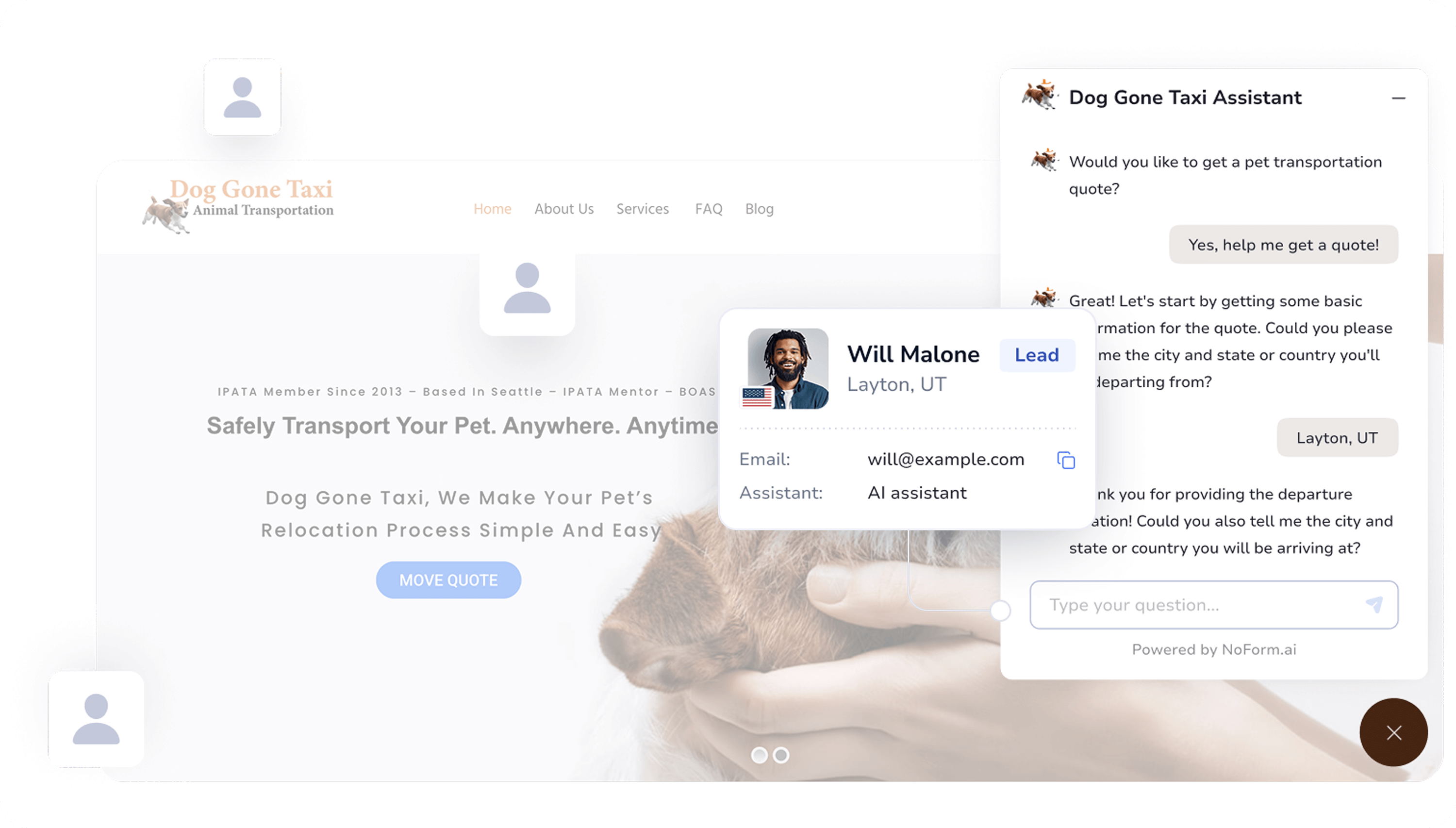 dog gone taxi - noform case study