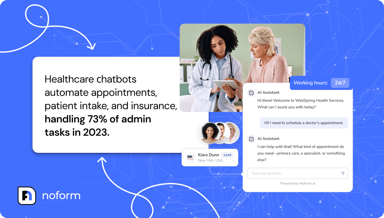 Different types of chatbots including rule-based and AI-powered chatbots for enhanced user interaction