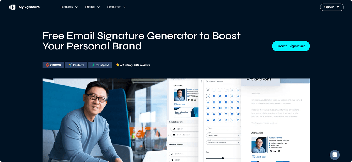 MySignature Email Signature Branding Tool