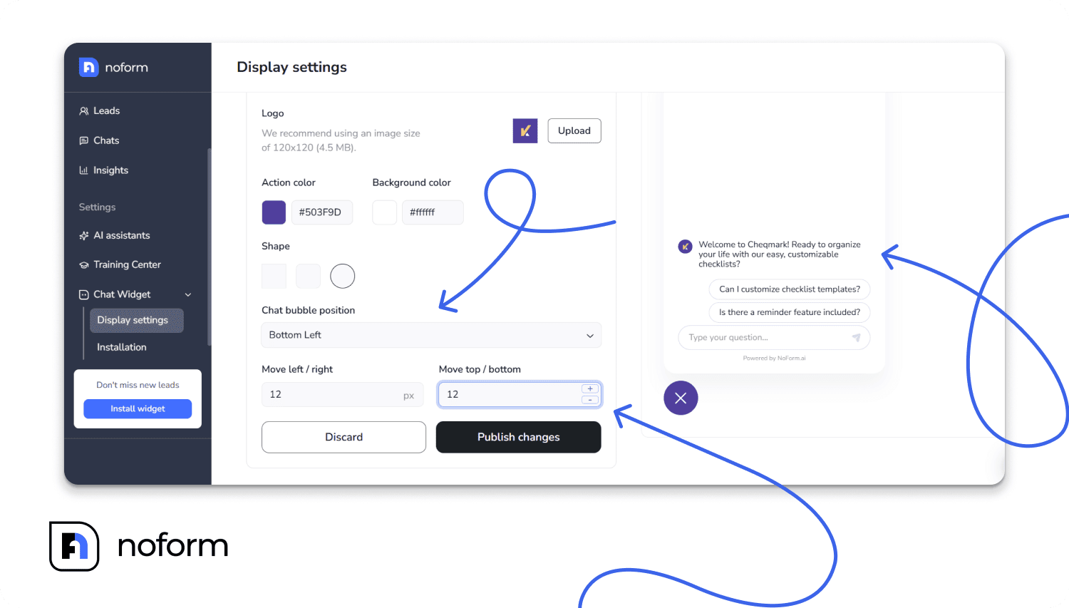 A visual walkthrough on how to customize your AI chatbot for better engagement and user experience.