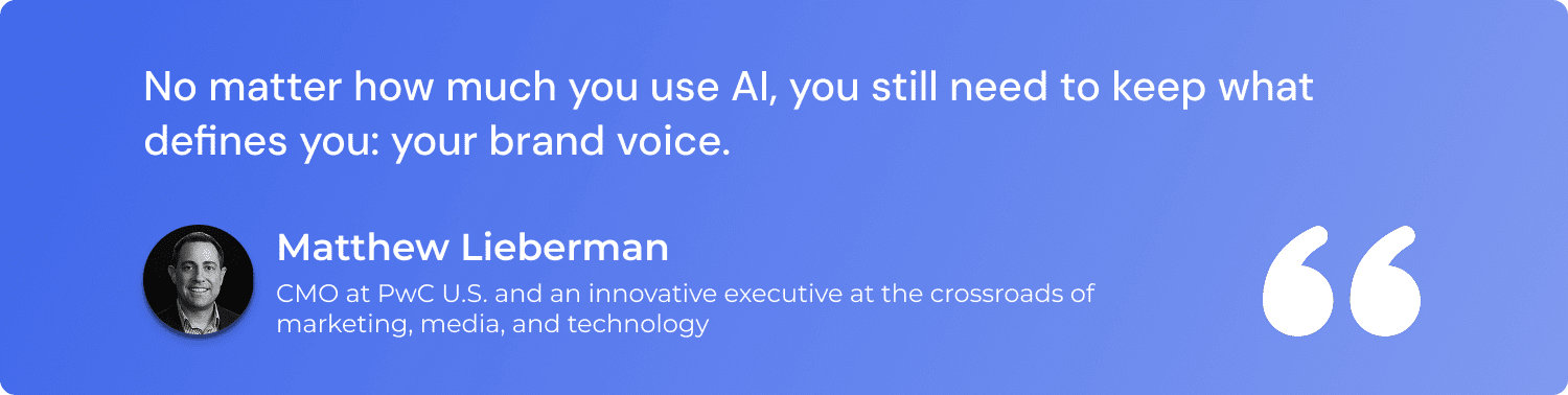 Quote about using AI for your branding