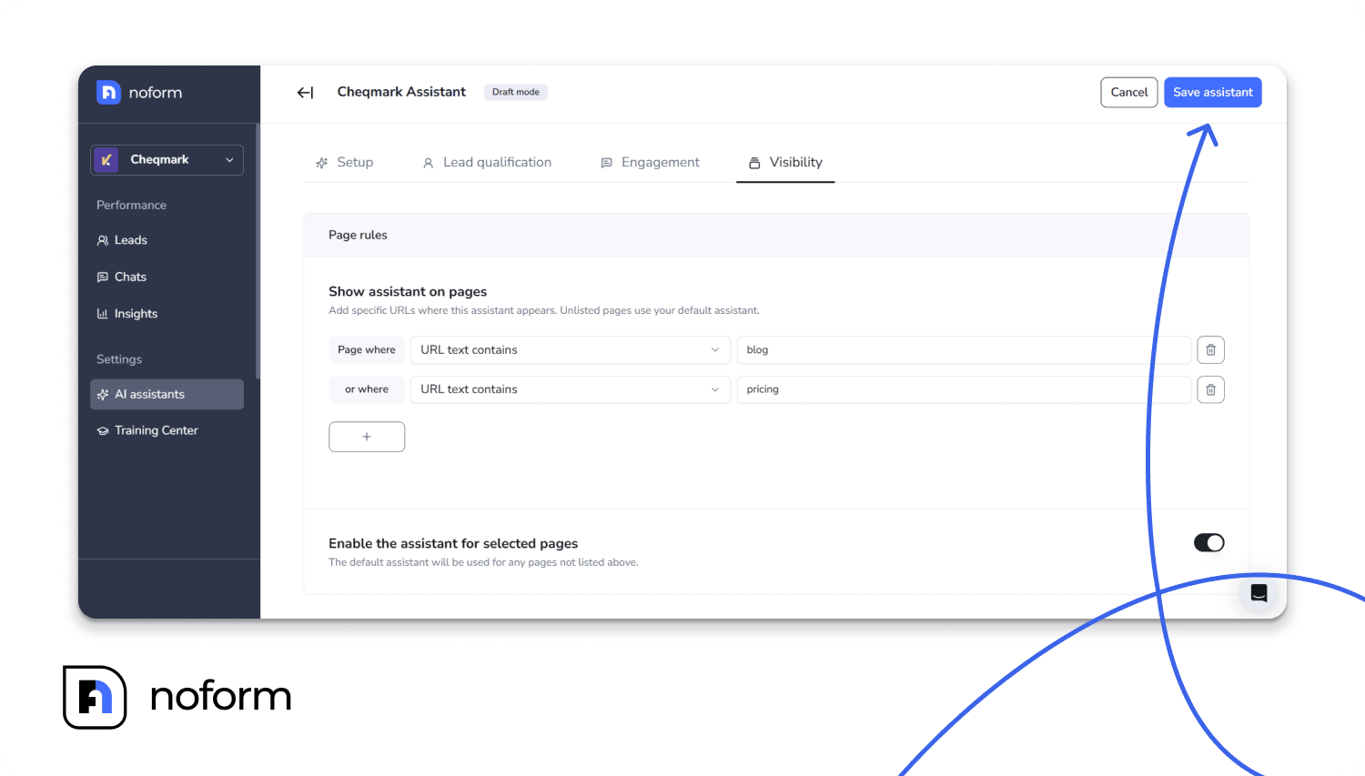 Save the AI assistant