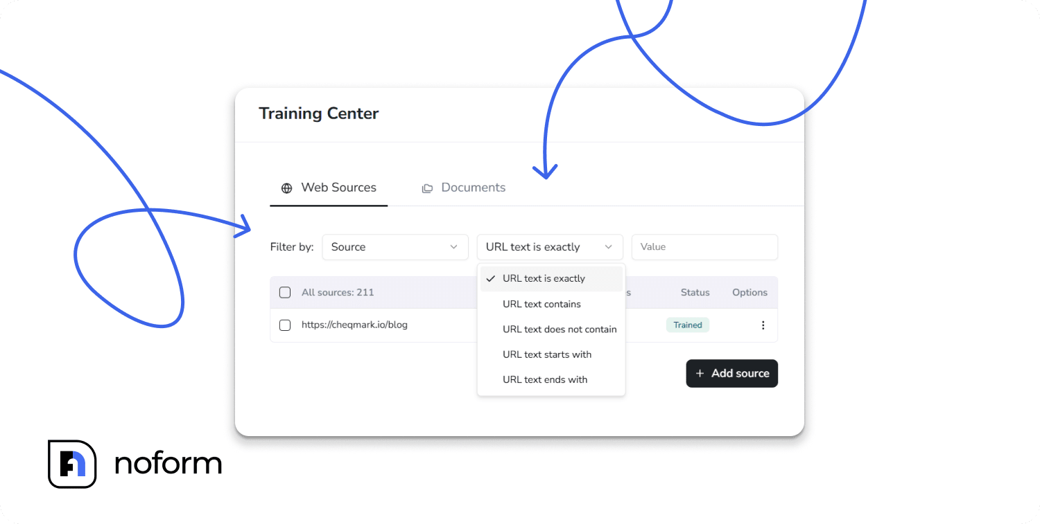 Filtering Web Sources 