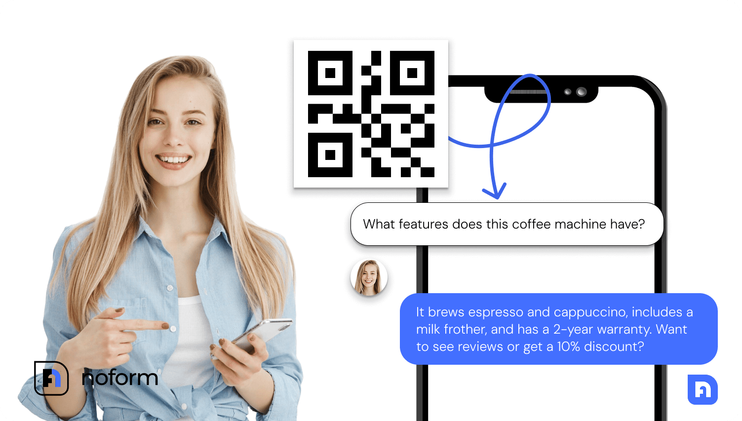 qr chatbot In-store and print media engagement