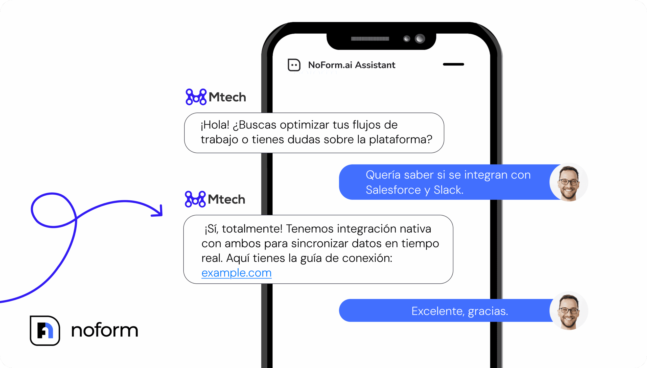 Create multi-language AI chatbots in minutes with NoForm AI to instantly support global visitors in their native language without coding.