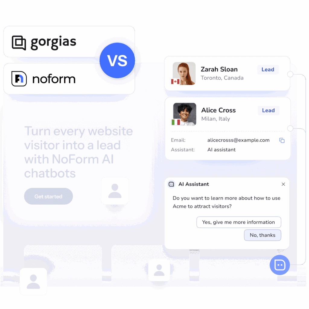 Gorgias Alternative: Compare with NoForm AI
