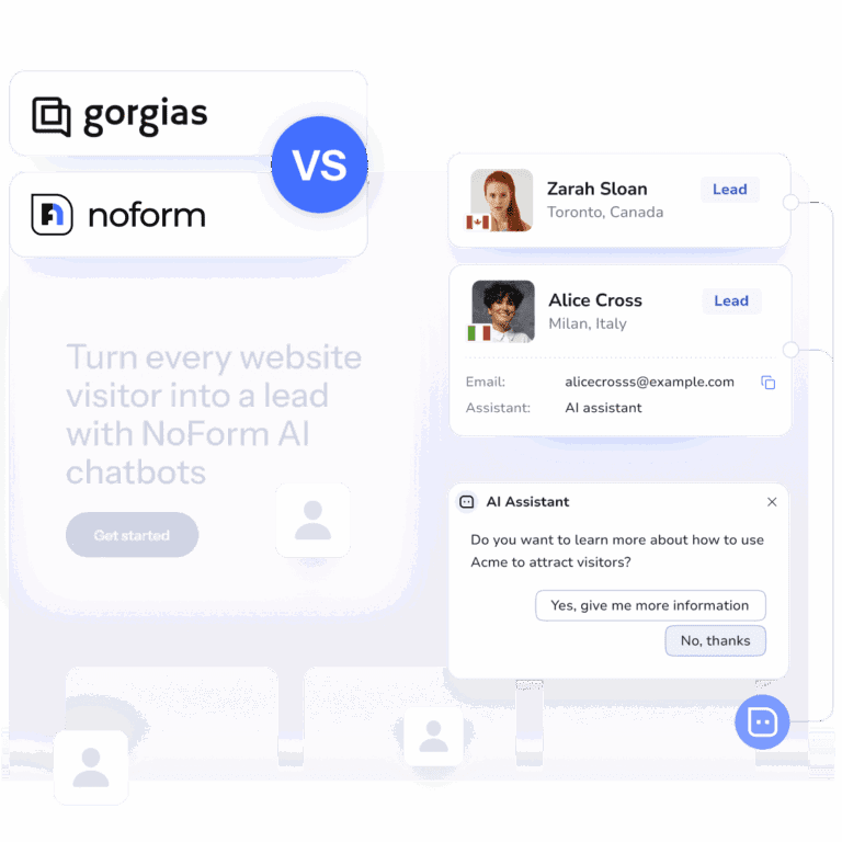 Gorgias Alternative: Compare with NoForm AI