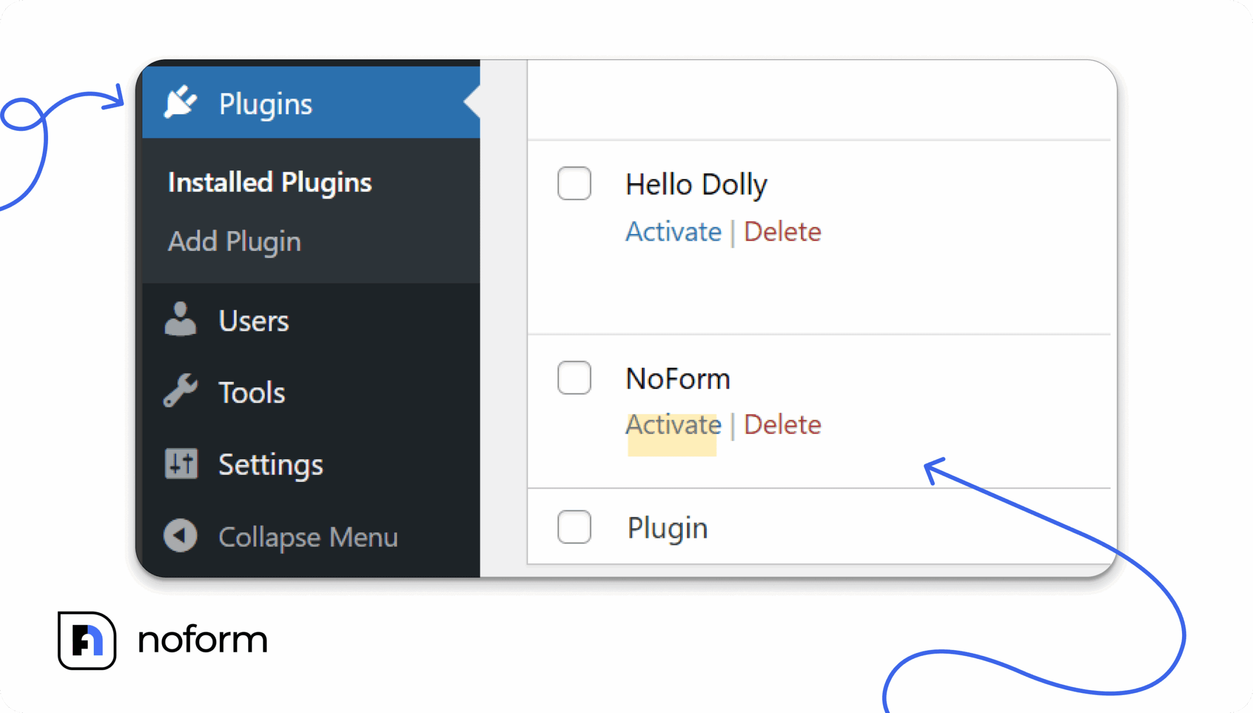 Click Install Now. WordPress downloads the plugin automatically — it only takes a few seconds. Once it's done, click Activate to turn it on