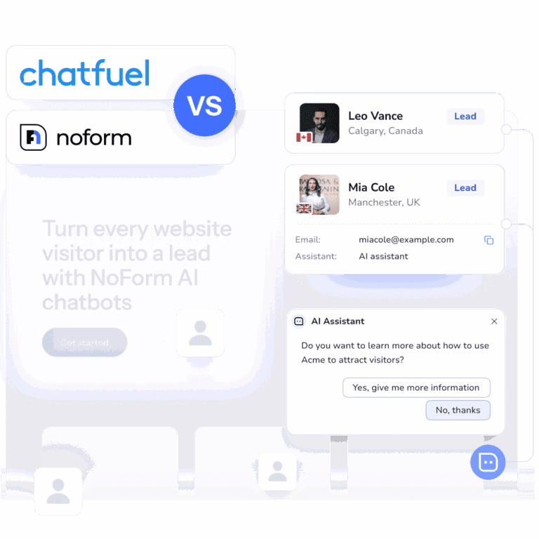Chatfuel Alternative: Compare with NoForm AI