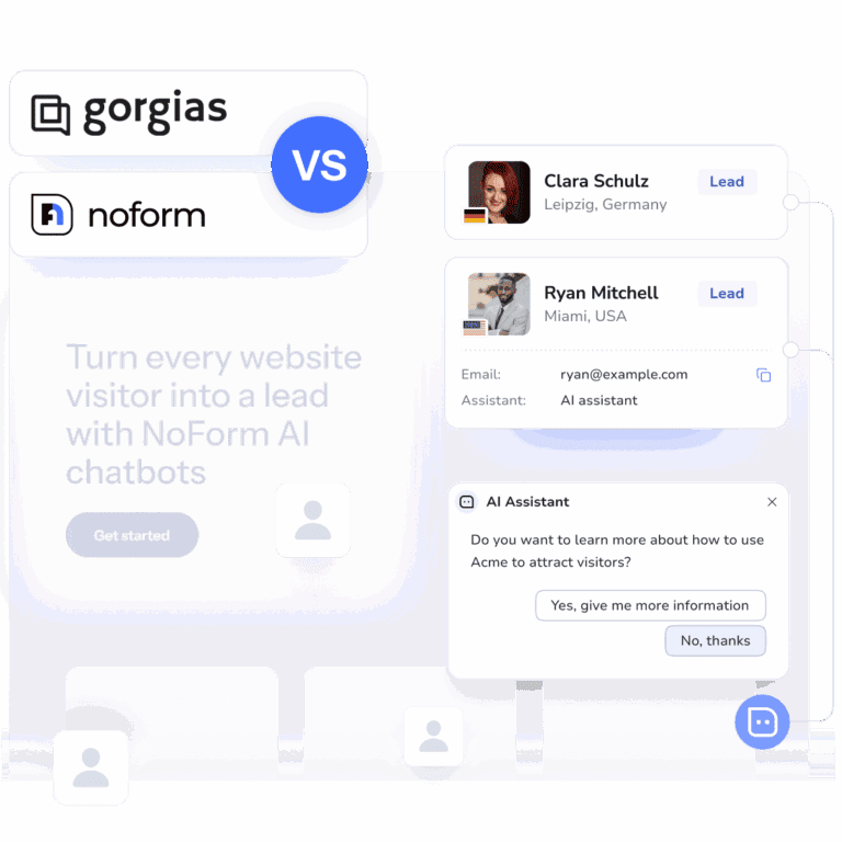 Gorgias Alternative: Compare with NoForm AI