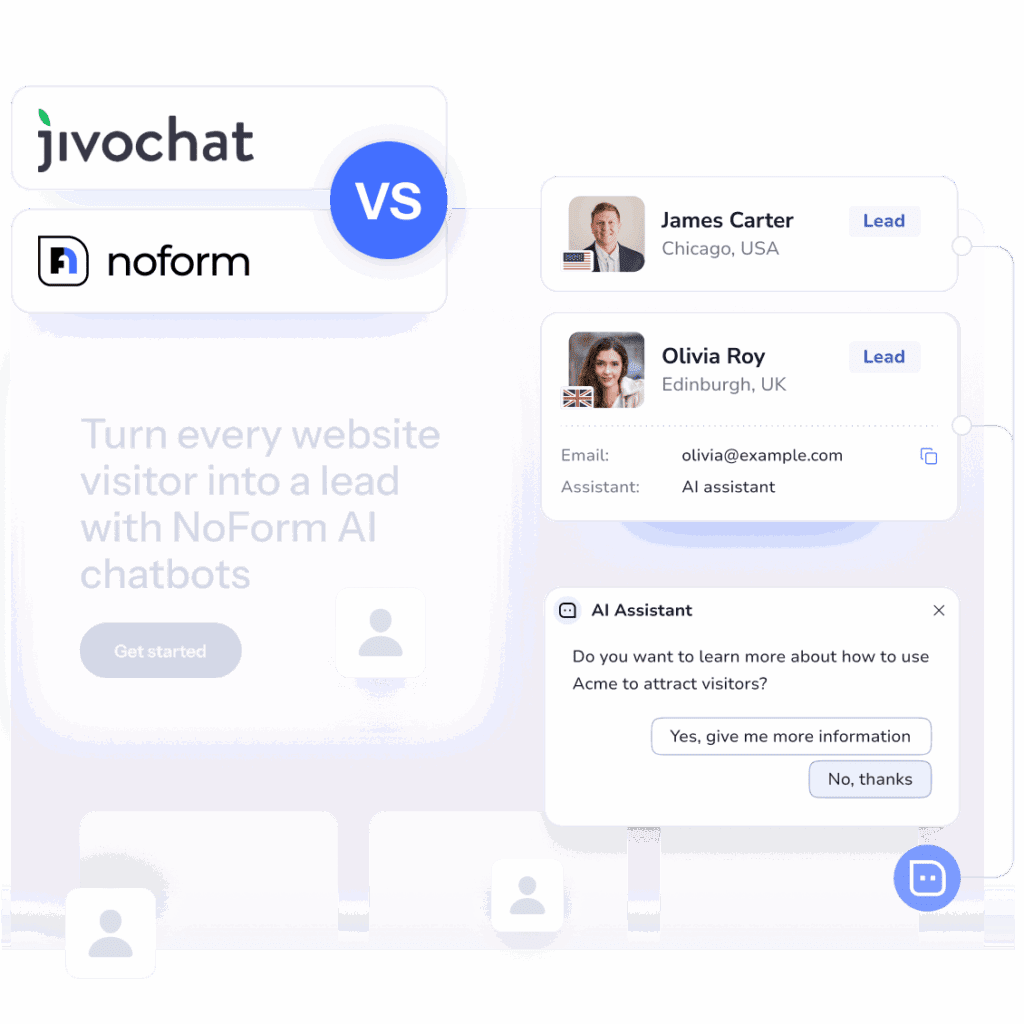 JivoChat Alternative: Compare with NoForm AI