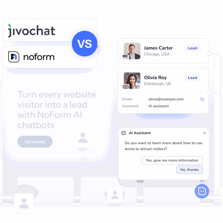 JivoChat Alternative: Compare with NoForm AI
