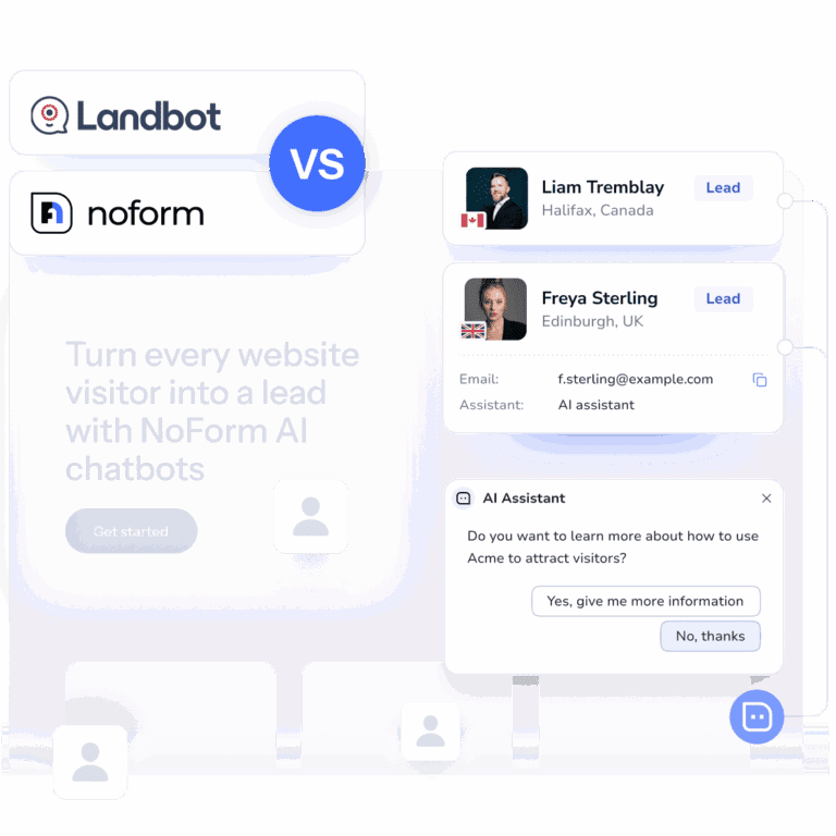 Landbot Alternative: Compare with NoForm AI