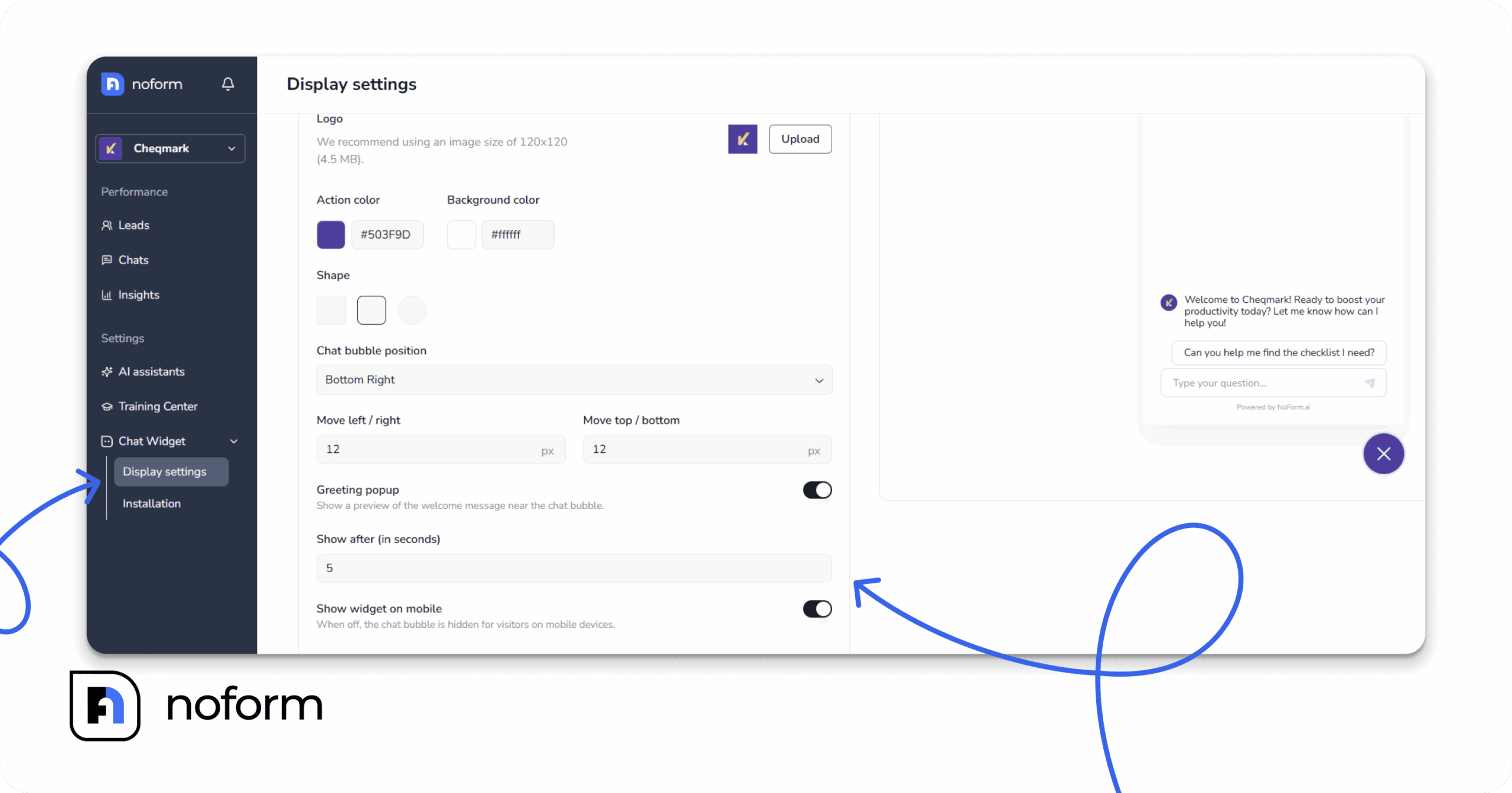 Control the Greeting Popup timing